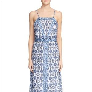 Joie Alister Print Silk Maxi Dress